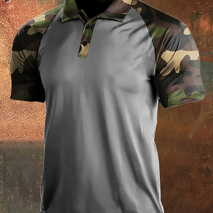 UNICORN Slim-Fit Classic Easy Short-Sleeve Polo Shirt with Camouflage s m l xl xxl xxxl