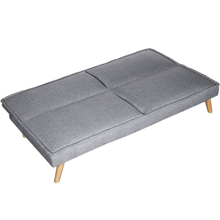 UNICORN 3-seater gray sofa bed 180x84x72