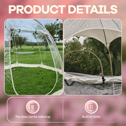 UNICORN Pop-Up 360 View Bubble Tent All-Weather Windproof