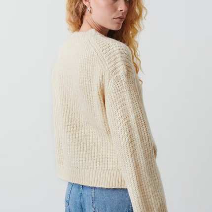 UNICORN Women's knitted sweater white beige yellow pink green blue xxs s m l xl