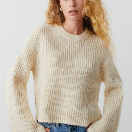 UNICORN Women's knitted sweater white beige yellow pink green blue xxs s m l xl
