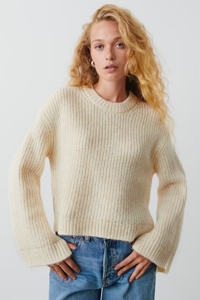 UNICORN Women's knitted sweater white beige yellow pink green blue xxs s m l xl
