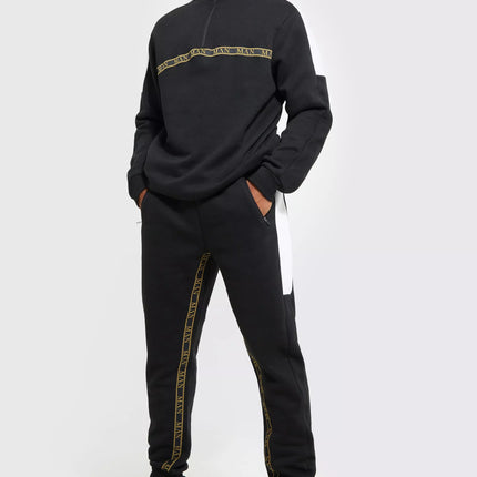 UNICORN Men's jogging suit black gold s m l