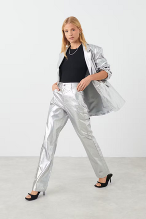 UNICORN Women's trousers silver xs s m l xl