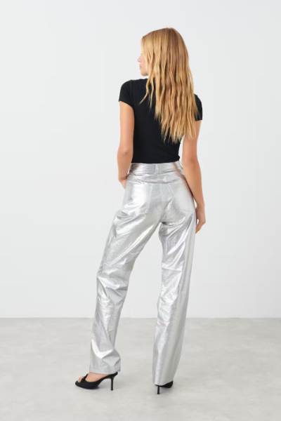 UNICORN Women's trousers silver xs s m l xl