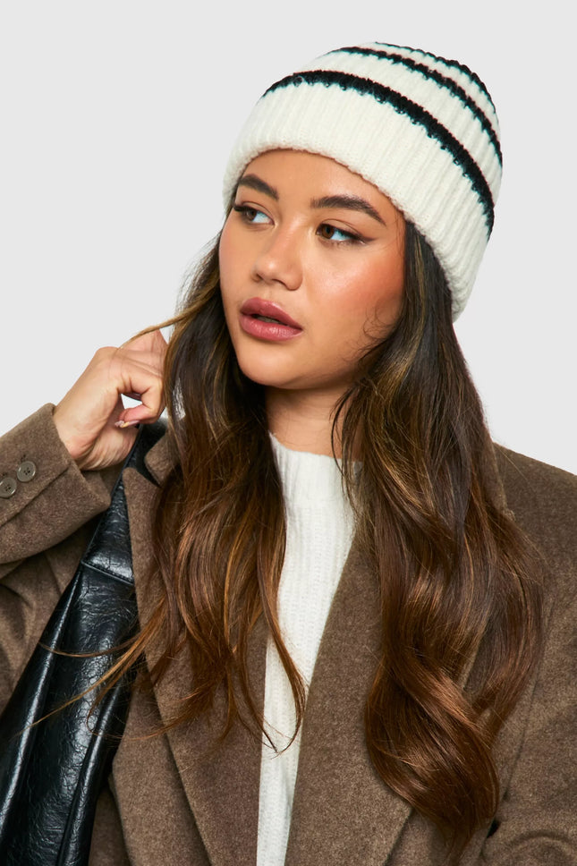 UNICORN Women's Thick Striped Hat One size