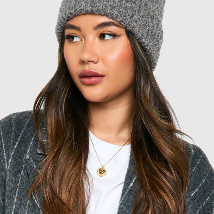 UNICORN Women's Fluffy Knitted Hat One size