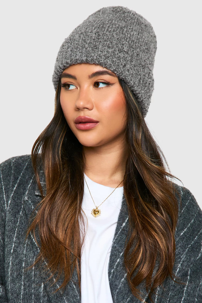 UNICORN Women's Fluffy Knitted Hat One size