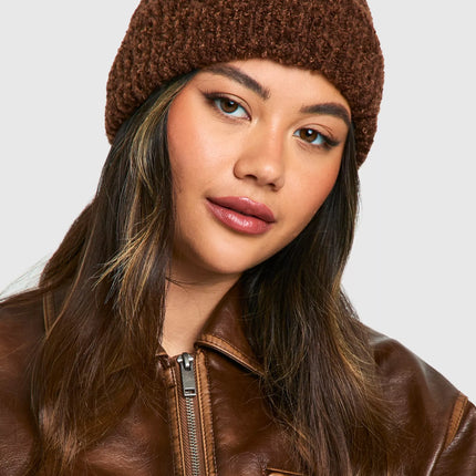 UNICORN Women's Fluffy Knitted Hat One size