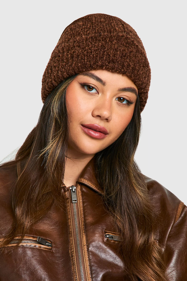 UNICORN Women's Fluffy Knitted Hat One size