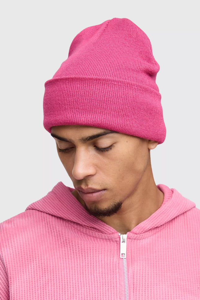 UNICORN Men's Flat Knitted Classic Hat Pink One Size