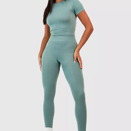 UNICORN Women's Seamless Ribbed Contour Leggings m