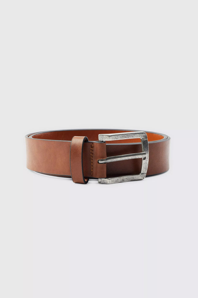 UNICORN Men's faux leather brown belt S L XL