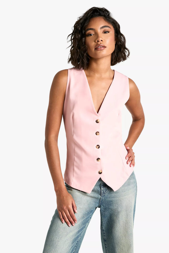 UNICORN Ladies waistcoat pink xs s m l xl xxl