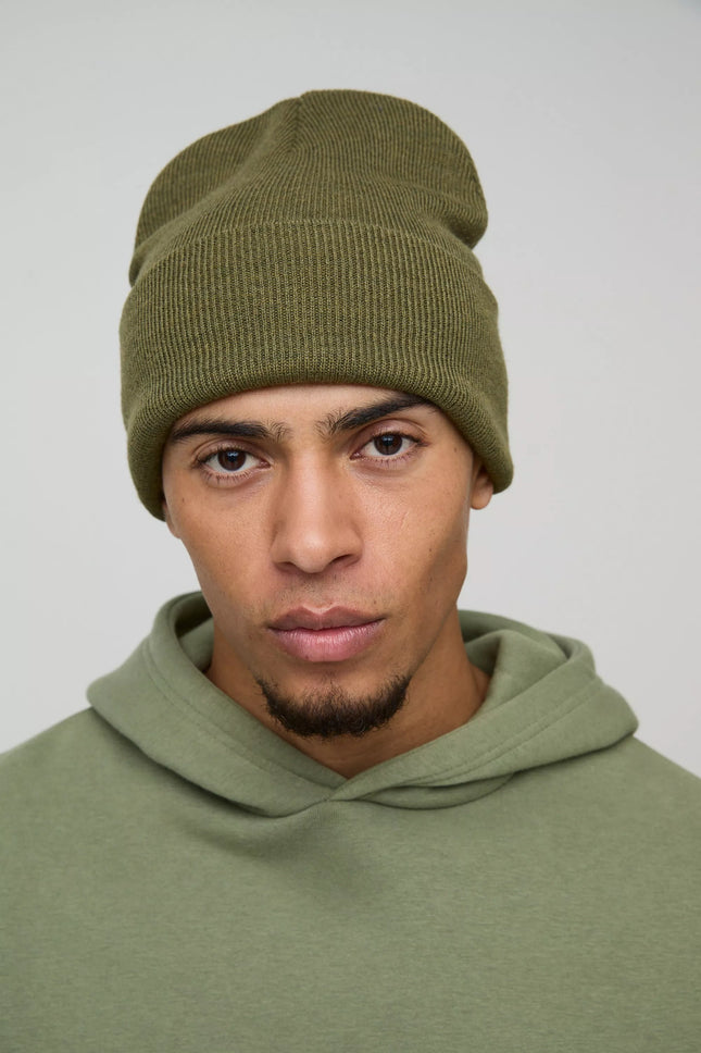 UNICORN Men's Flat Knitted Classic Hat Olive One size