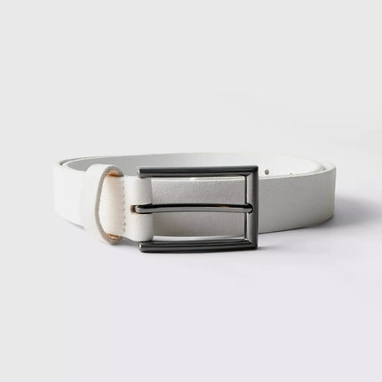 UNICORN Men's thin belt white S M L XL