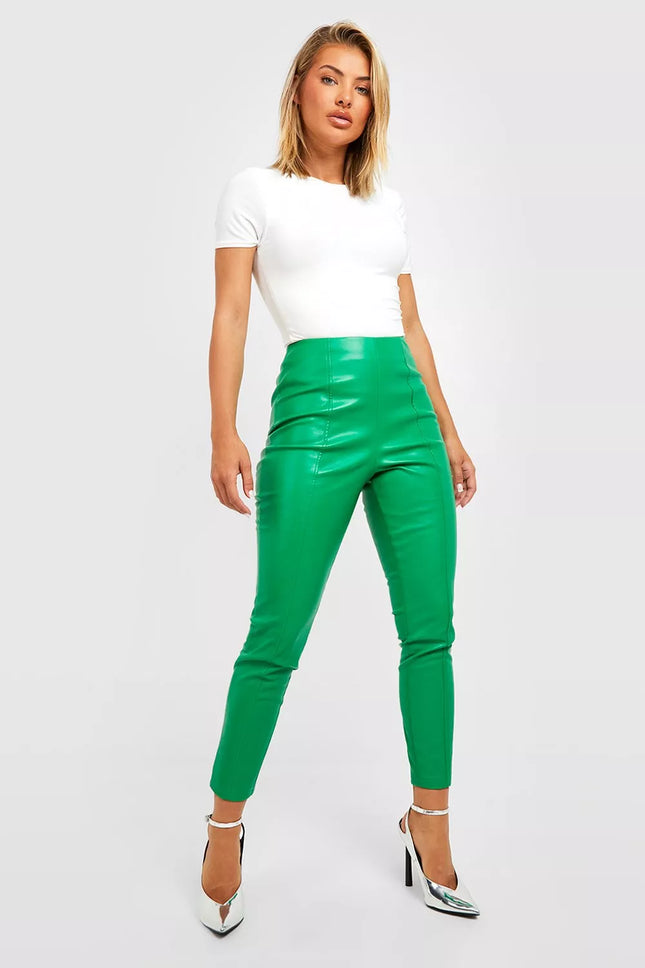 UNICORN leggings leather green xs s m l
