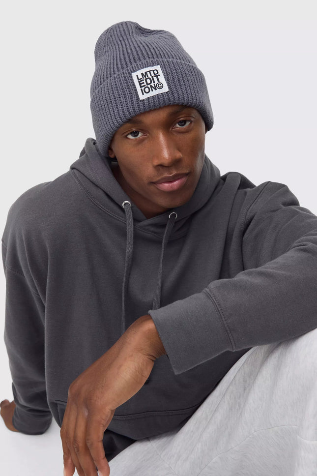UNICORN Men's Limited Edition Ribbed Small Beanie Charcoal One size