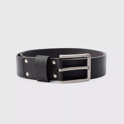 UNICORN Men's black belt with logo 90-115