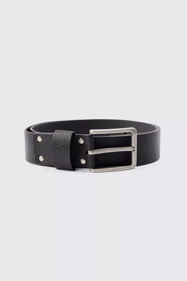 UNICORN Men's black belt with logo 90-115
