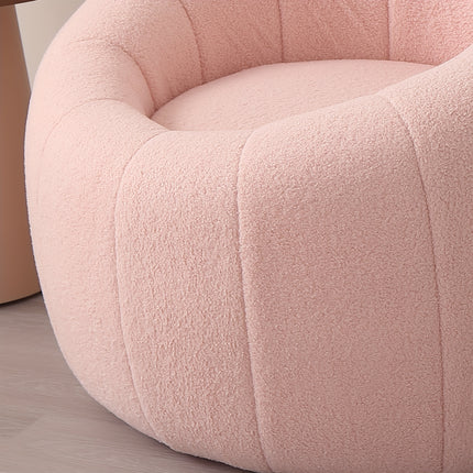 UNICORN 88.01x70 cm, Halloween Pumpkin Single Sofa pink khaki white red stripes