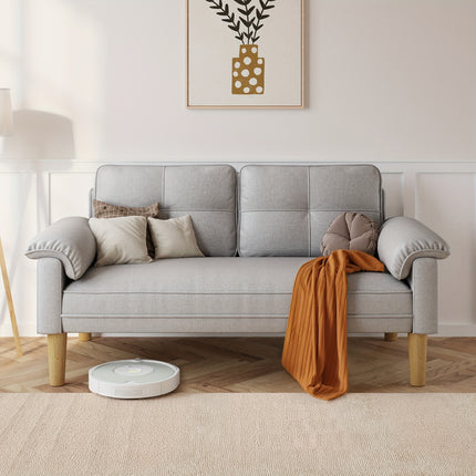 UNICORN Couch with Armrest And Side Pocket144 X 77 X 77 Cm Dark Grey/Light Grey