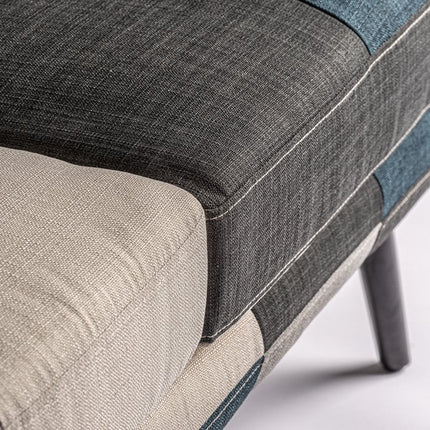 UNICORN Two-seater sofa upholstered length 132 cm width 74 cm height 84 cm