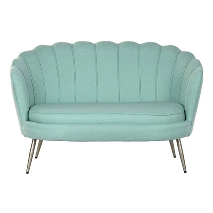 UNICORN Two-seater sofa light blue polyester length 130cm width 77cm height 83cm