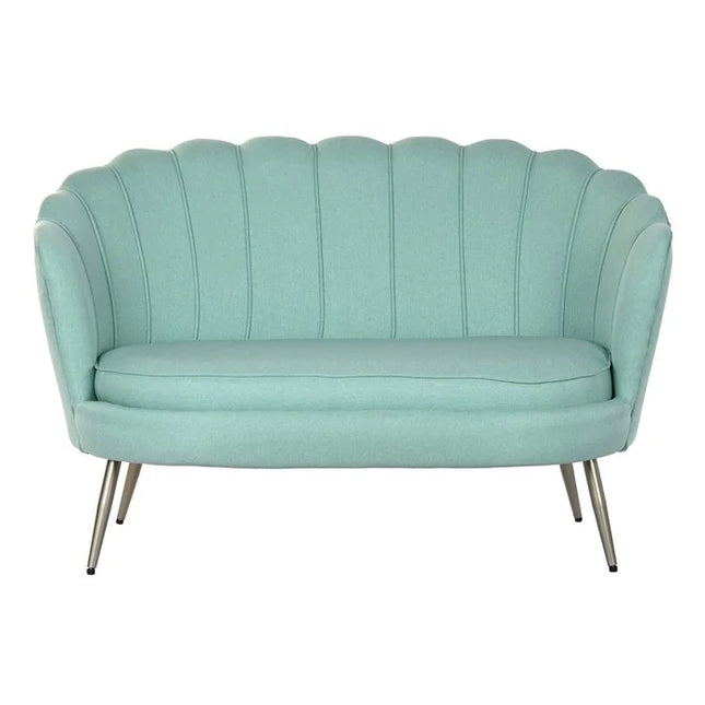 UNICORN Two-seater sofa light blue polyester length 130cm width 77cm height 83cm