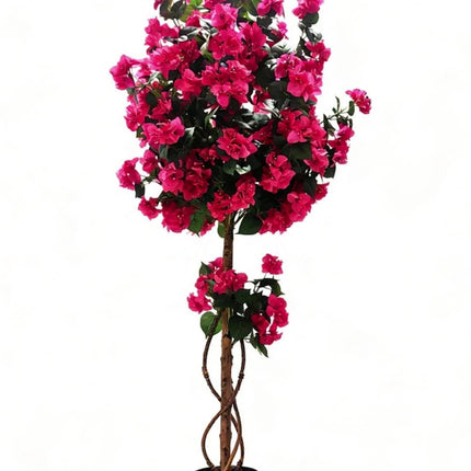 UNICORN 180cm High Simulated Bougainvillea Tree Red Pink
