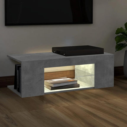 UNICORN TV cabinet modern gray Width 90 cm Depth 39 cm Height 30 cm