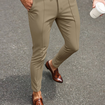 UNICORN Casual Versatile Pants Stretch Comfort Light Business Tapered Leg s m l xl xxl