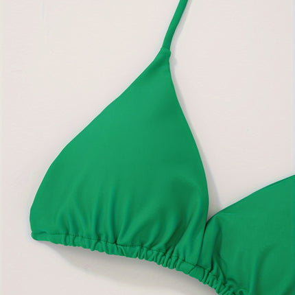 UNICORN Solid Color Sexy Rope Style Bikini Swimwear for Fashionable Women s m l