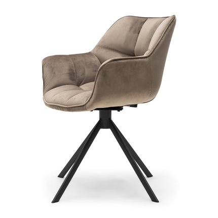 UNICORN Armchair swivel brown