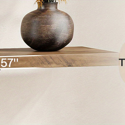 UNICORN 109.98cm Mid-Century Modern C-Shaped Console Table