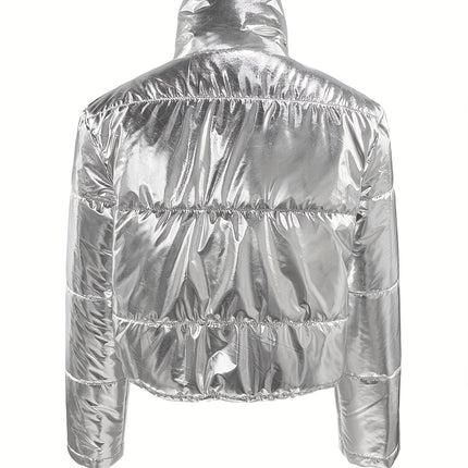 UNICORN Women'S Stylish Short Zip-Up Jacket for Autumn And Winter s m l xl xxl