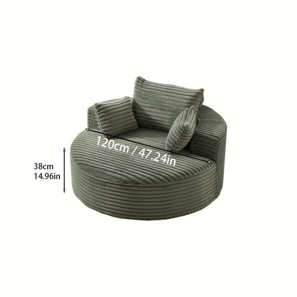 UNICORN Cinema Sofa, Lazy Sofa, Soft Plush Fabric Sofa Bed Grey