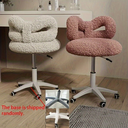 UNICORN Elegant Makeup Chair with Adjustable Height white pink yellow light gray blue