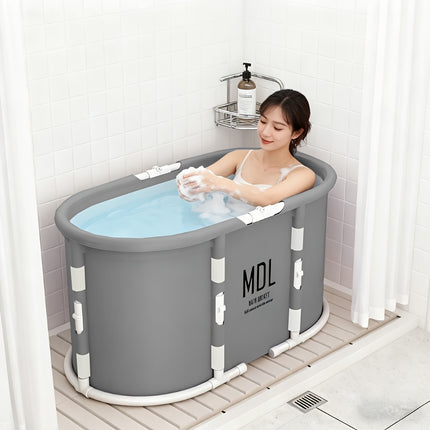 UNICORN Portable Foldable Bathtub for Adults Large Capacity Full Body Soaking Tub