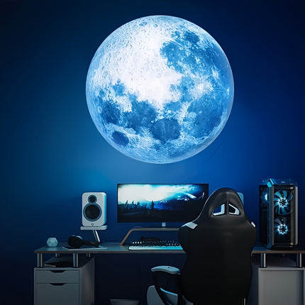 UNICORN Pink Moon Lamp That Includes Three Interchangeable Moon Projections
