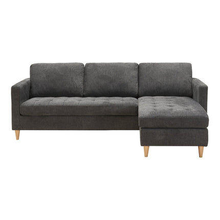 UNICORN Corner sofa dark gray 15183x219x80