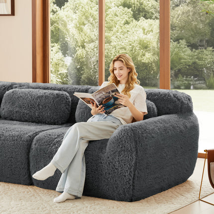 UNICORN U-Shape Modular Sofa, Suitable for Living Room Gray