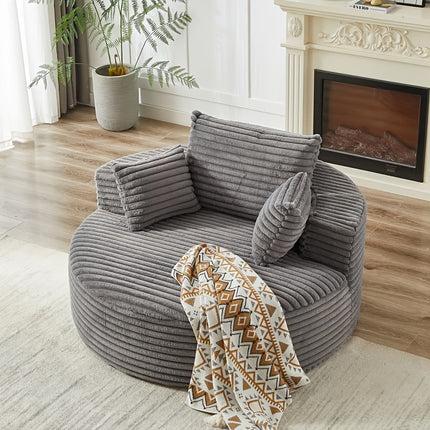 UNICORN Cinema Sofa, Lazy Sofa, Soft Plush Fabric Sofa Bed Grey