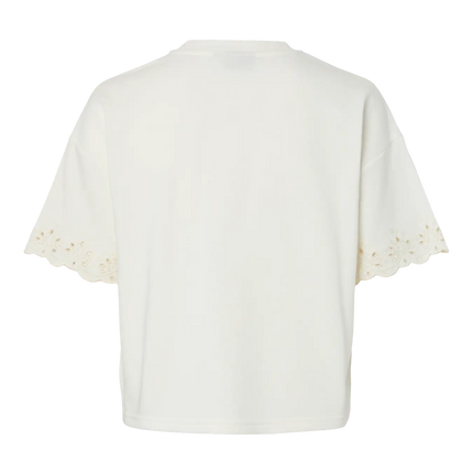 Chilli summer broderie tee cloud