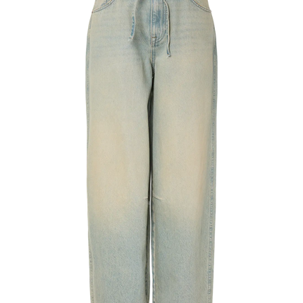 Gry tie barrel jeans medium blue