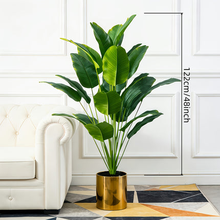 UNICORN Large Artificial Banana Tree Plant Elegant Green for Modern Home Decor