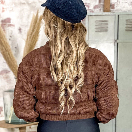 UNICORN Women's sweater dark brown xs m