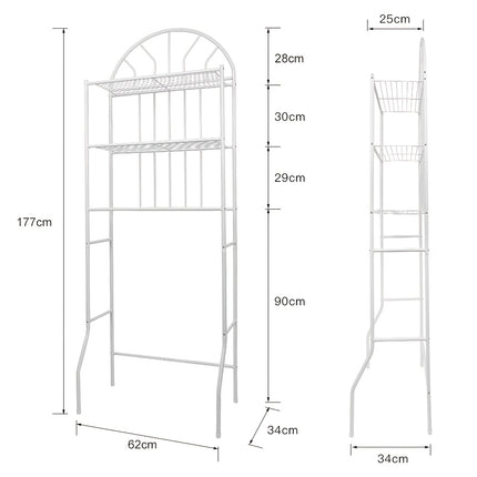 UNICORN Washing Machine Cabinet, Save Bathroom Space Golden, Easy to Assemble