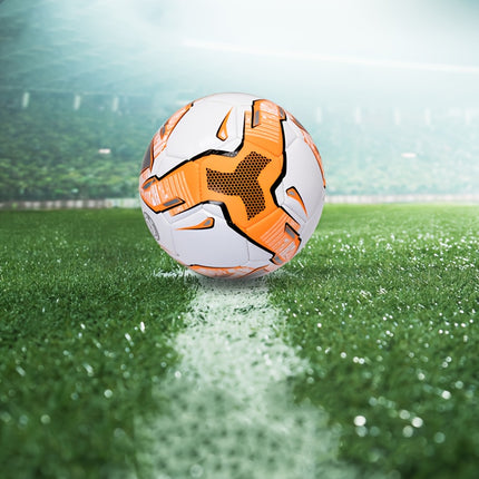 UNICORN Pro Size 5 Soccer Ball Men's and Women's, highly elastic, Blue Orange