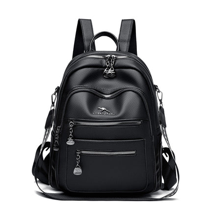UNICORN Women's Backpacks Large-Capacity Lightweight School Bag Beige Black Brown